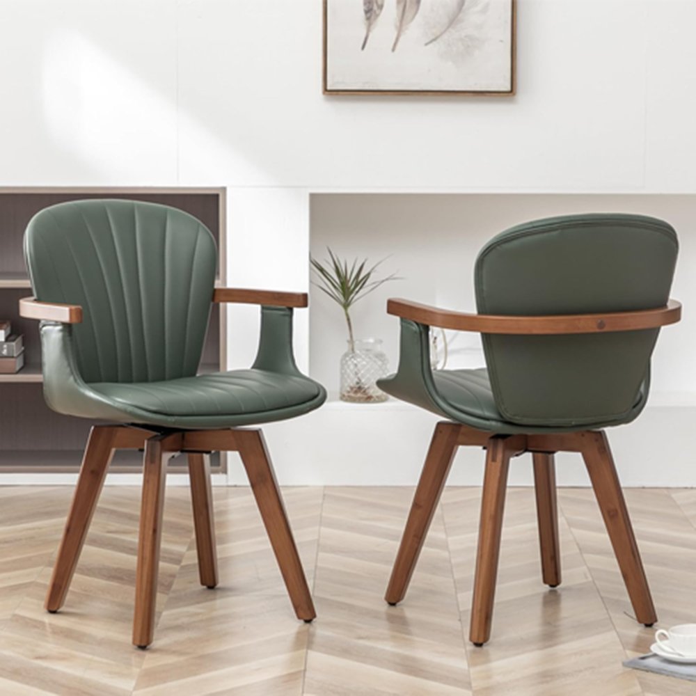 Swivel dining room chairs set calgray caneda